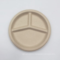 High Quality Natural Biodegradable Food Tray Disposable Sugarcane Bagasse Plates